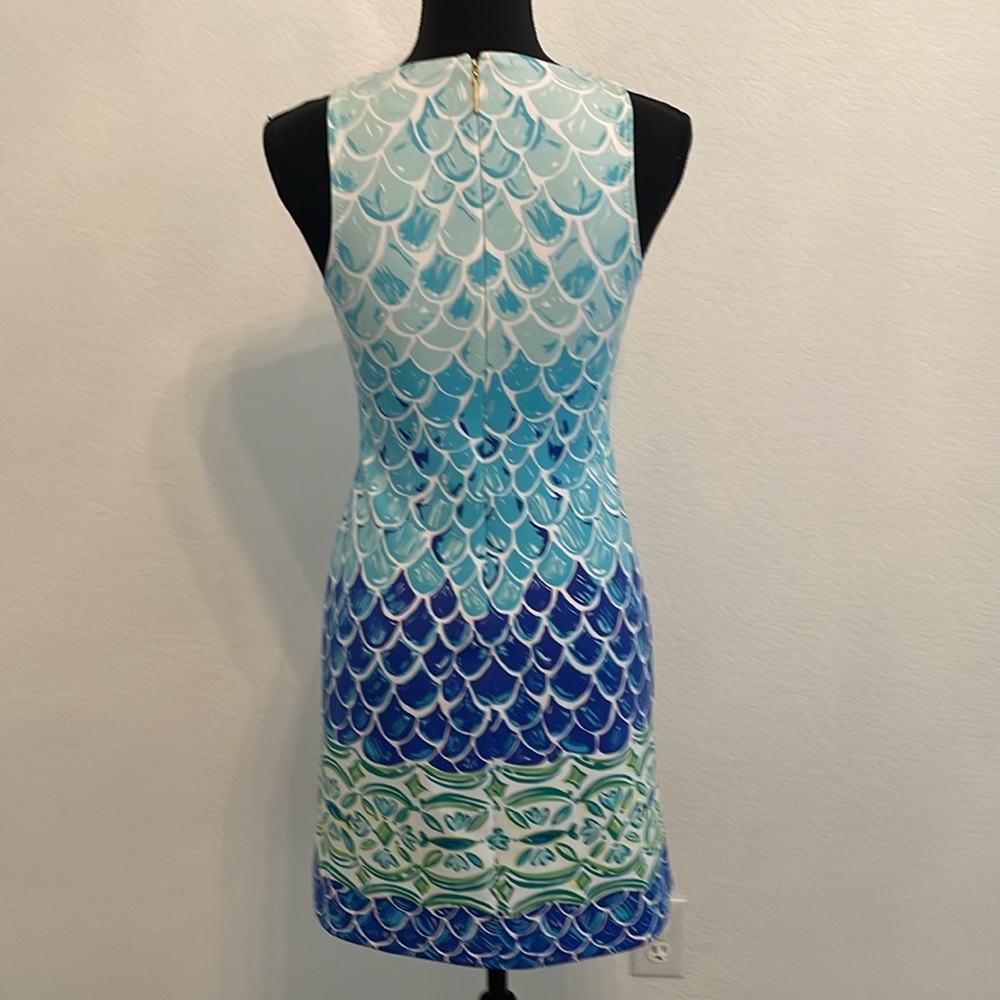 Lilly Pulitzer PERLA scuba dress XS worn once palm beach realtor cruise lunch - Picture 4 of 7